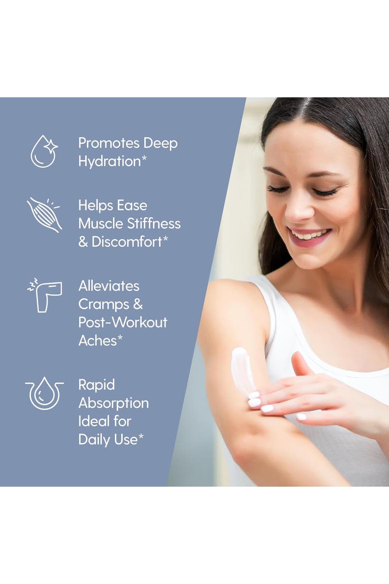 Magnesium Lotion, Sore Muscle, 8fl oz, Alternate, color, None