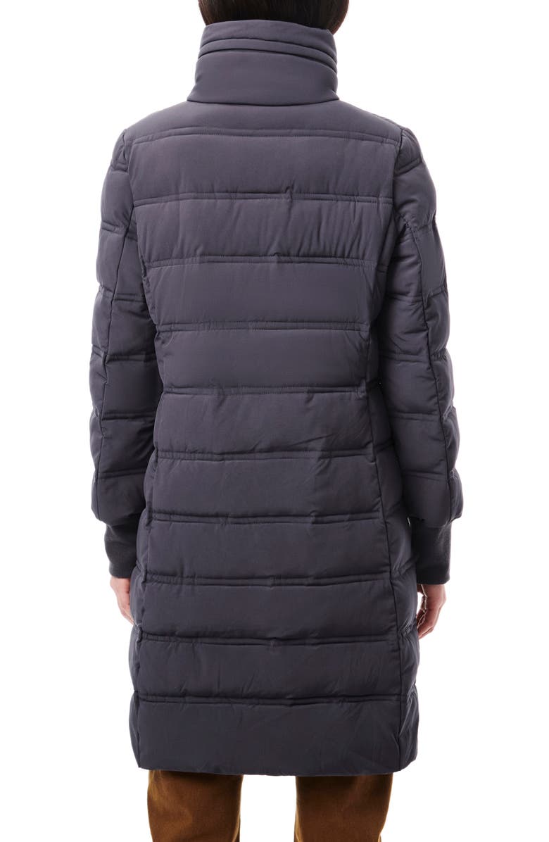 Bernardo Stand Collar Puffer Jacket, Alternate, color, Grey