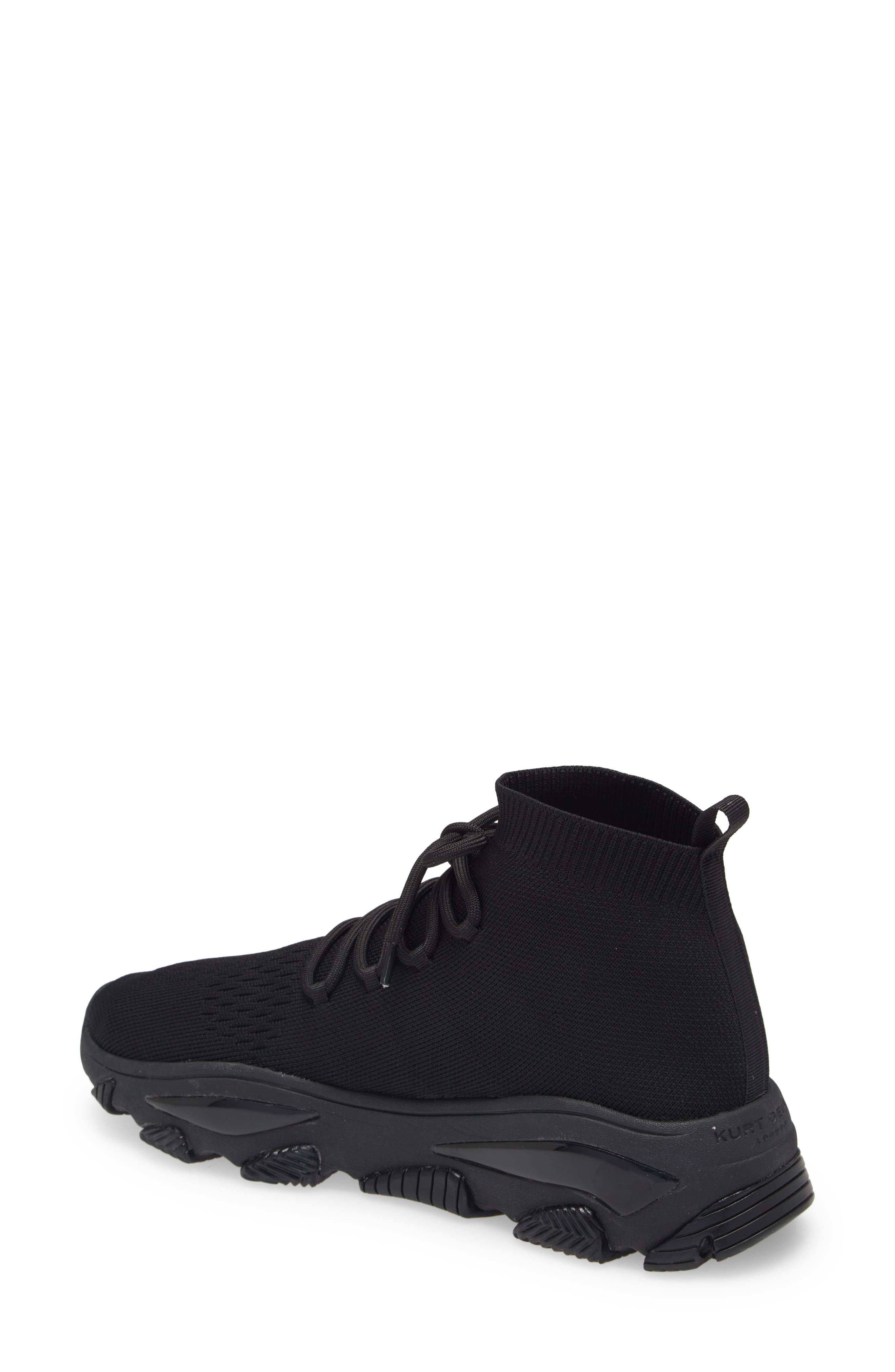 Kurt Geiger London Lettie Knit Lace-Up Sneaker, Alternate, color, 