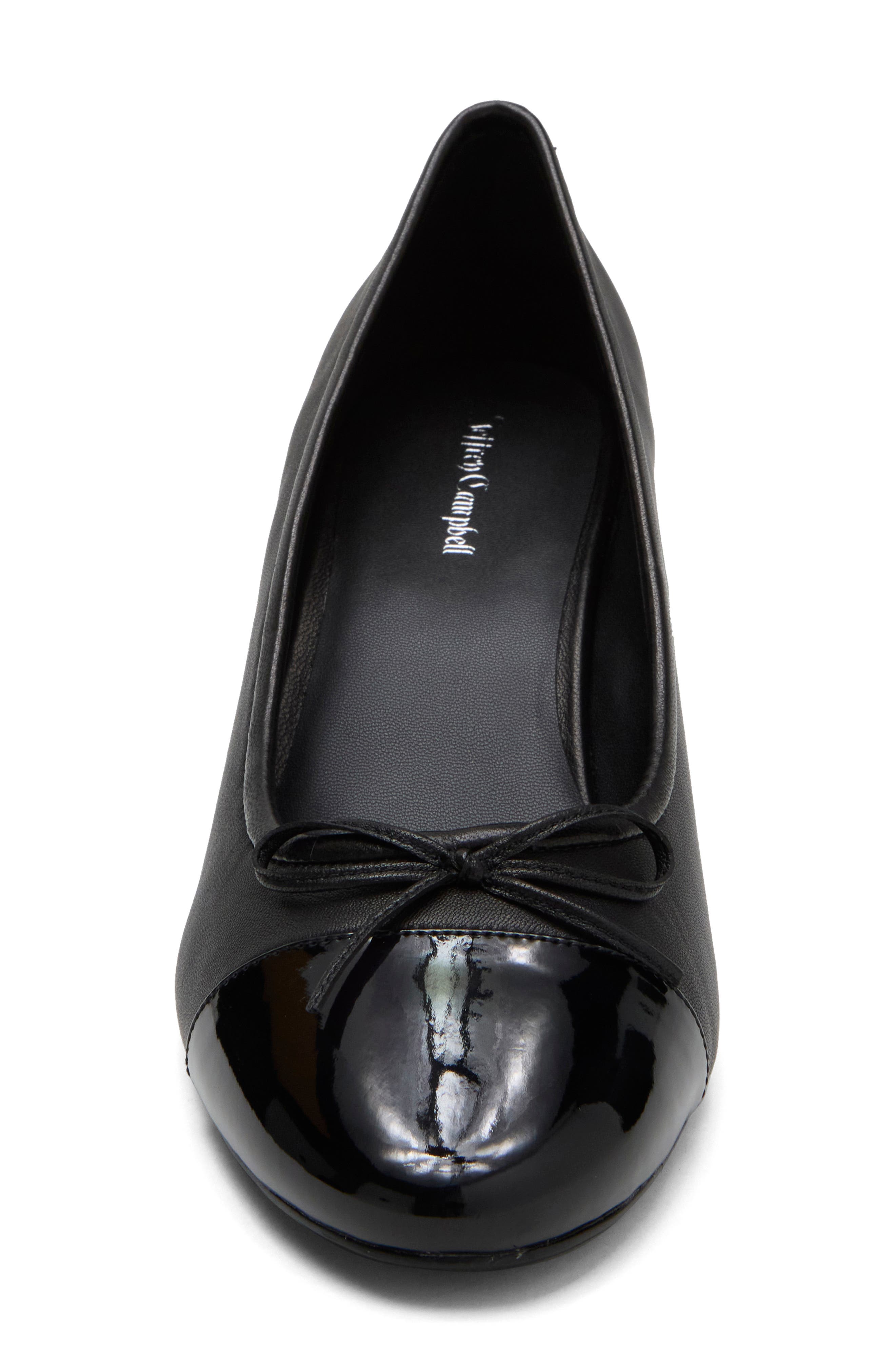 Shopping Wedge Pump, Alternate, color, BLACK BLACK PATENT