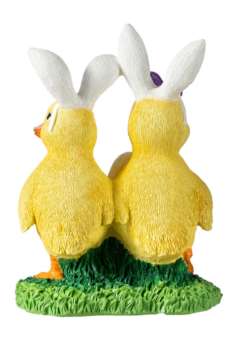 Easter Resin Duck Family Table Decor, Alternate, color, Yellow