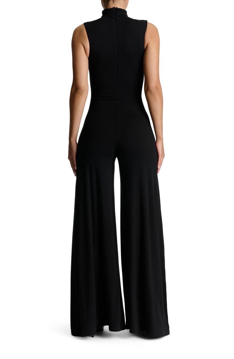 Naked Wardrobe Scrunch Neck Straight Leg Jumpsuit, Alternate, color, 