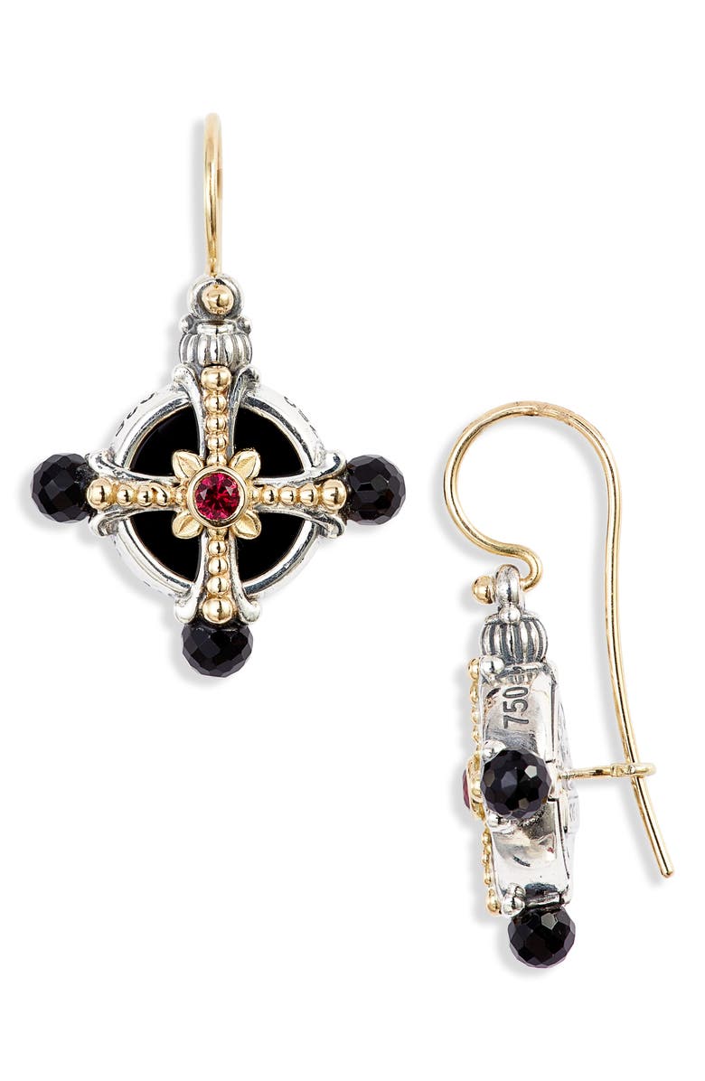 Konstantino Calypso Cross Drop Earrings, Main, color, 