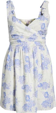 Chelsea28 Tie Shoulder Minidress