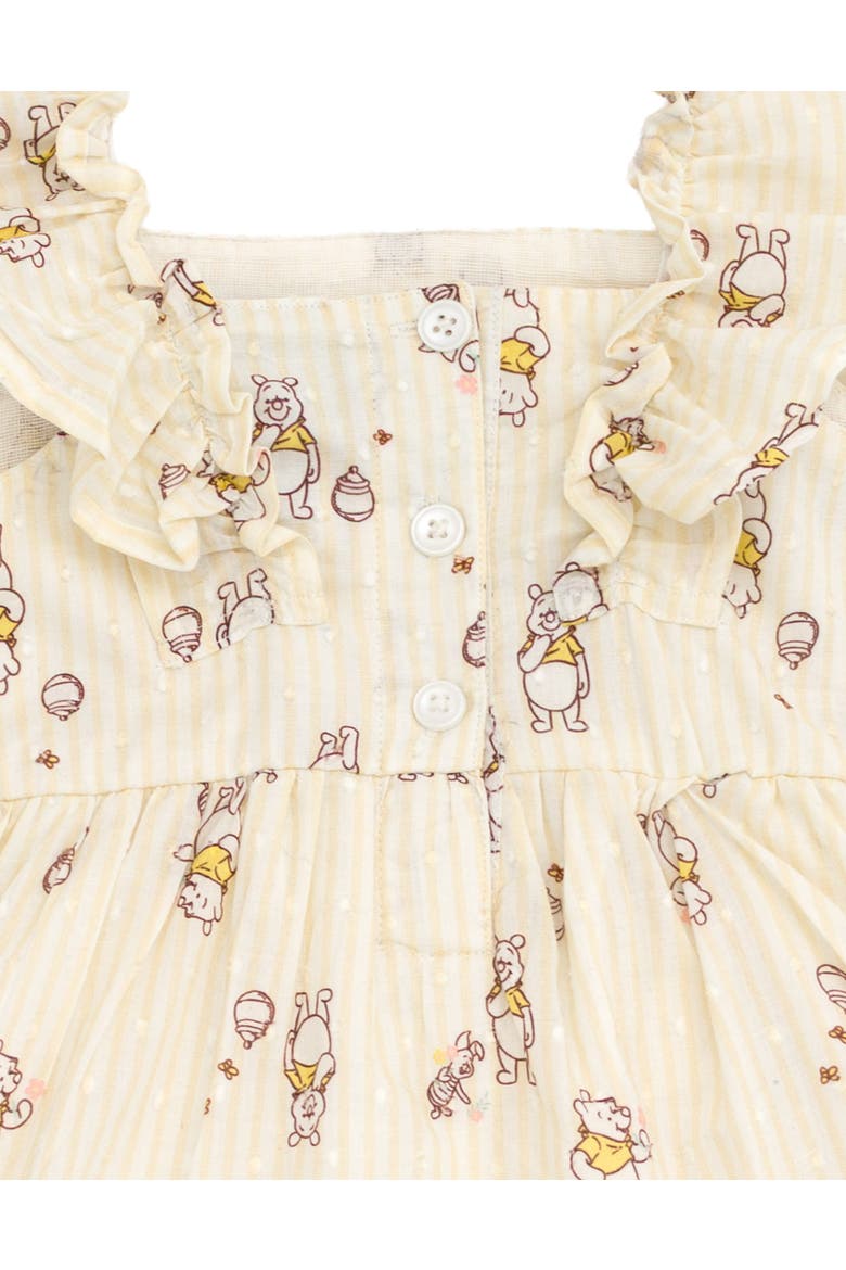 Winnie the Pooh Sleeveless Flare Dress, Alternate, color, Yellow Pooh Piglet