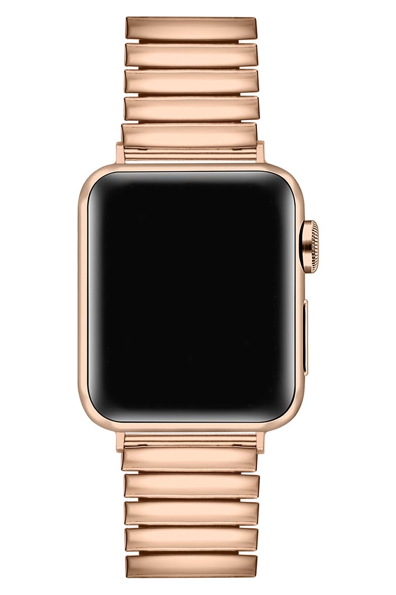 Slink 42mm Apple Watch® Stretch Watchband, Alternate, color, ROSE GOLD