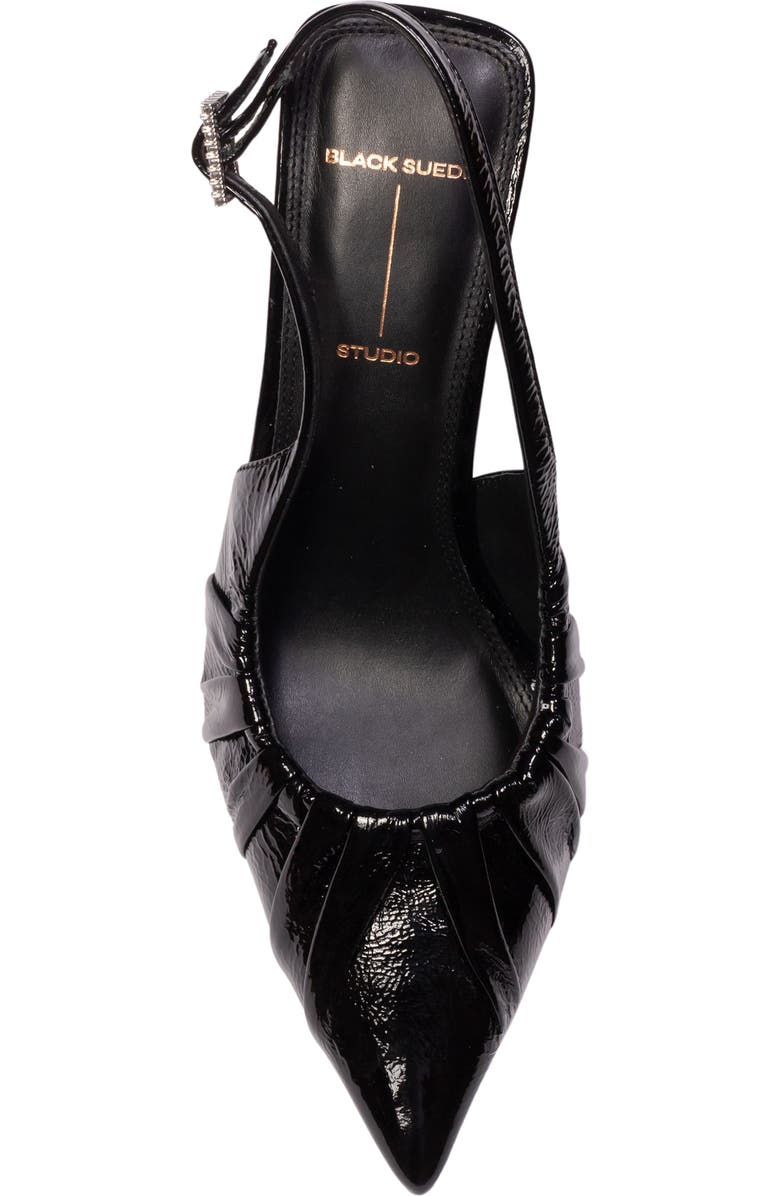 BLACK SUEDE STUDIO Piaz Slingback Pointed Toe Pump, Alternate, color,
