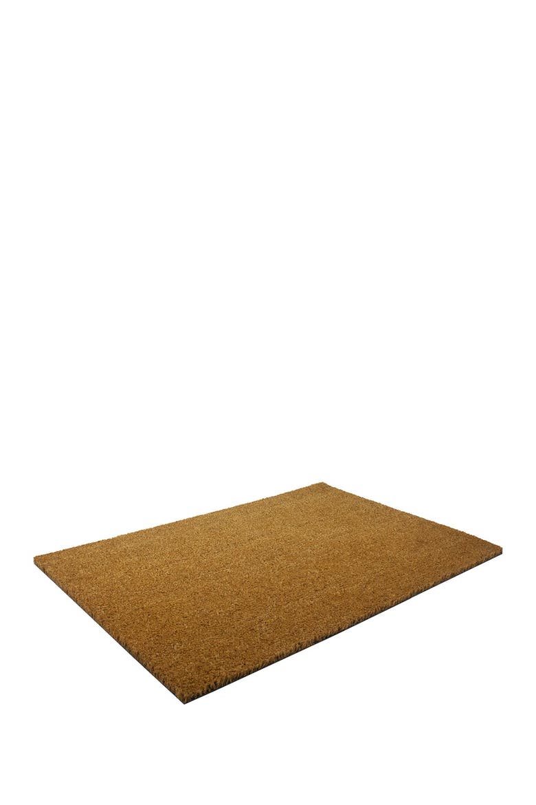 Natural Coir 24x36 Doormat with Backing, Alternate, color, NATURAL COIR