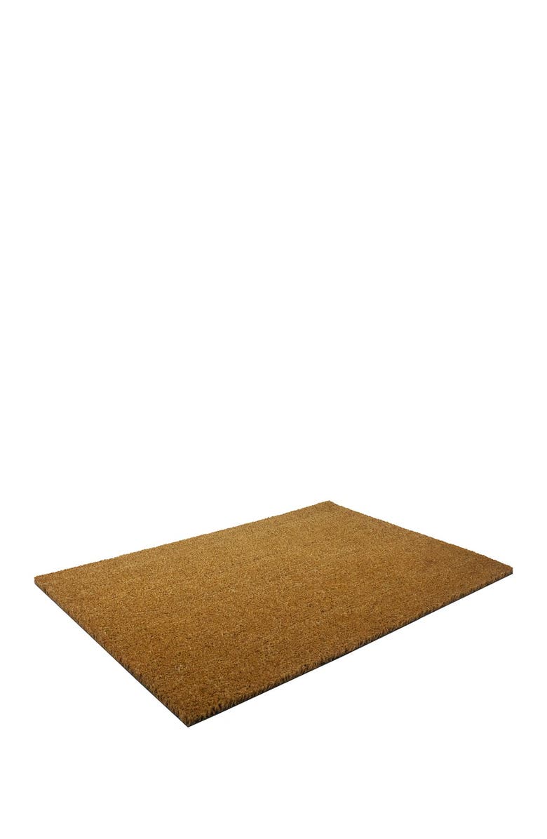 ENTRYWAYS Natural Coir 24x36 Doormat with Backing, Alternate, color, Natural Coir