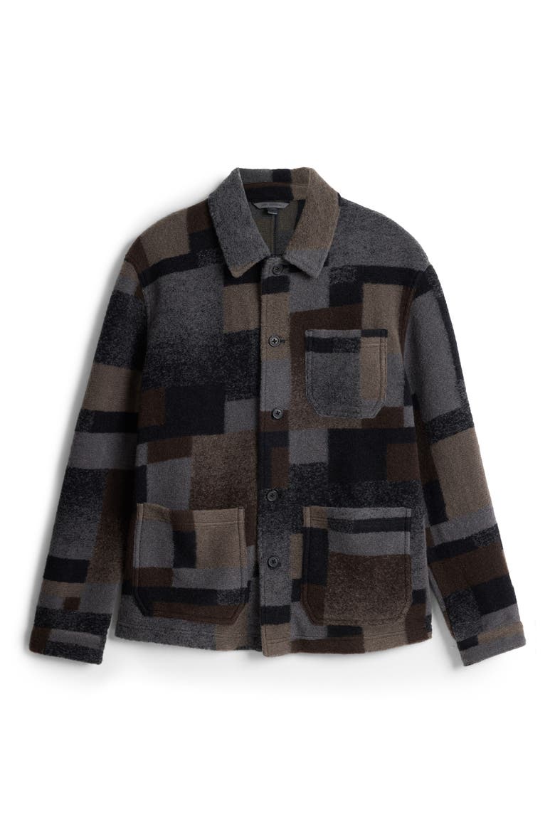 Coroados Relaxed Fit Shirt Jacket, Alternate, color, DARK BROWN