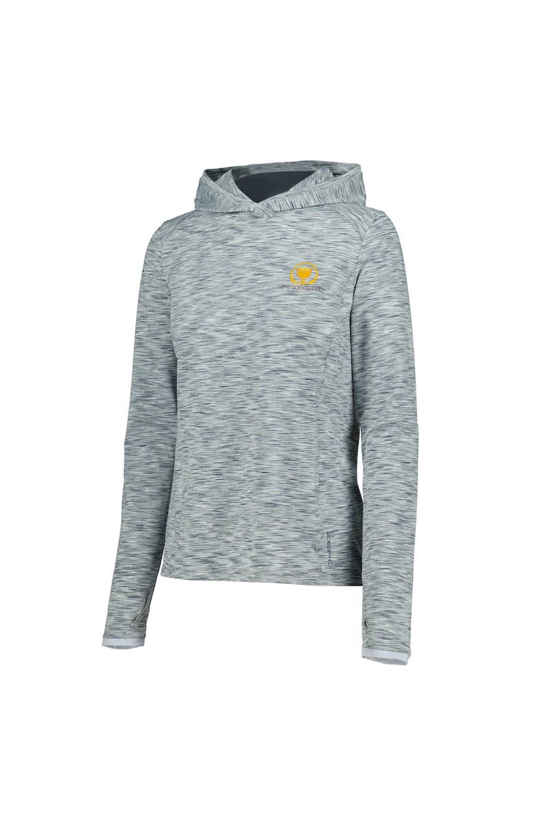 Zero Restriction Women's Zero Restriction  Heather Gray 2024 Presidents Cup  Long Sleeve Hoodie T-Shirt, Alternate, color, 