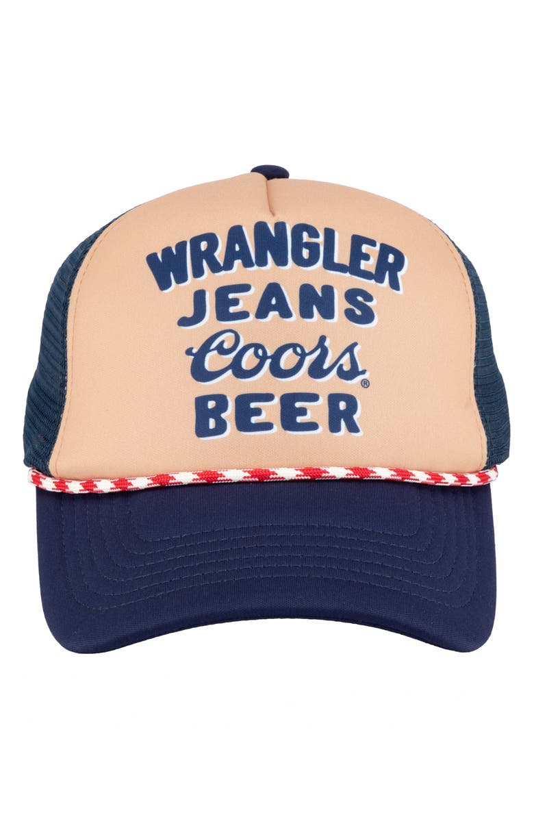 San Diego Hat Sublimated Trucker Hat, Main, color, Navy