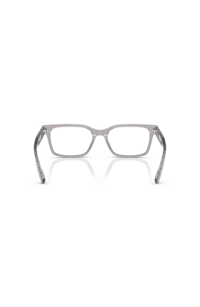 Brooks Brothers 55mm Rectangle optical glasses, Alternate, color, Grey