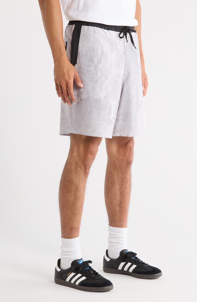 SANTO STUDIO Jetty Swim Trunks, Alternate, color, Carrara Grey