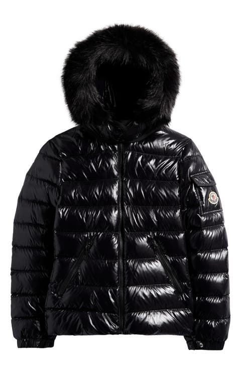 Kids' Badyf Down Jacket with Faux Fur Trim