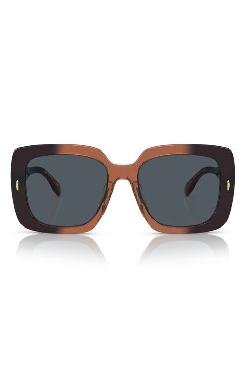 58mm Square Sunglasses