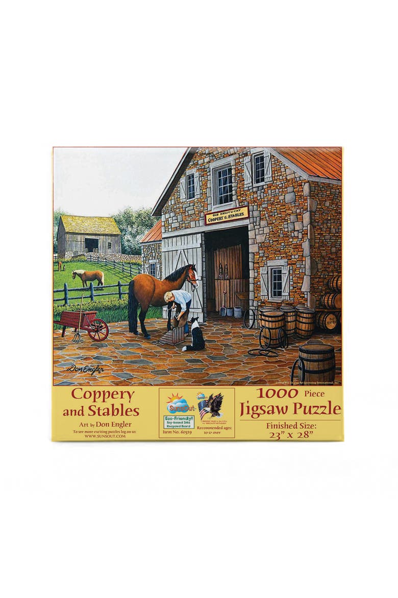 Coppery and Stables 1000 piece Jigsaw Puzzle for Adults, Alternate, color, Multicolor