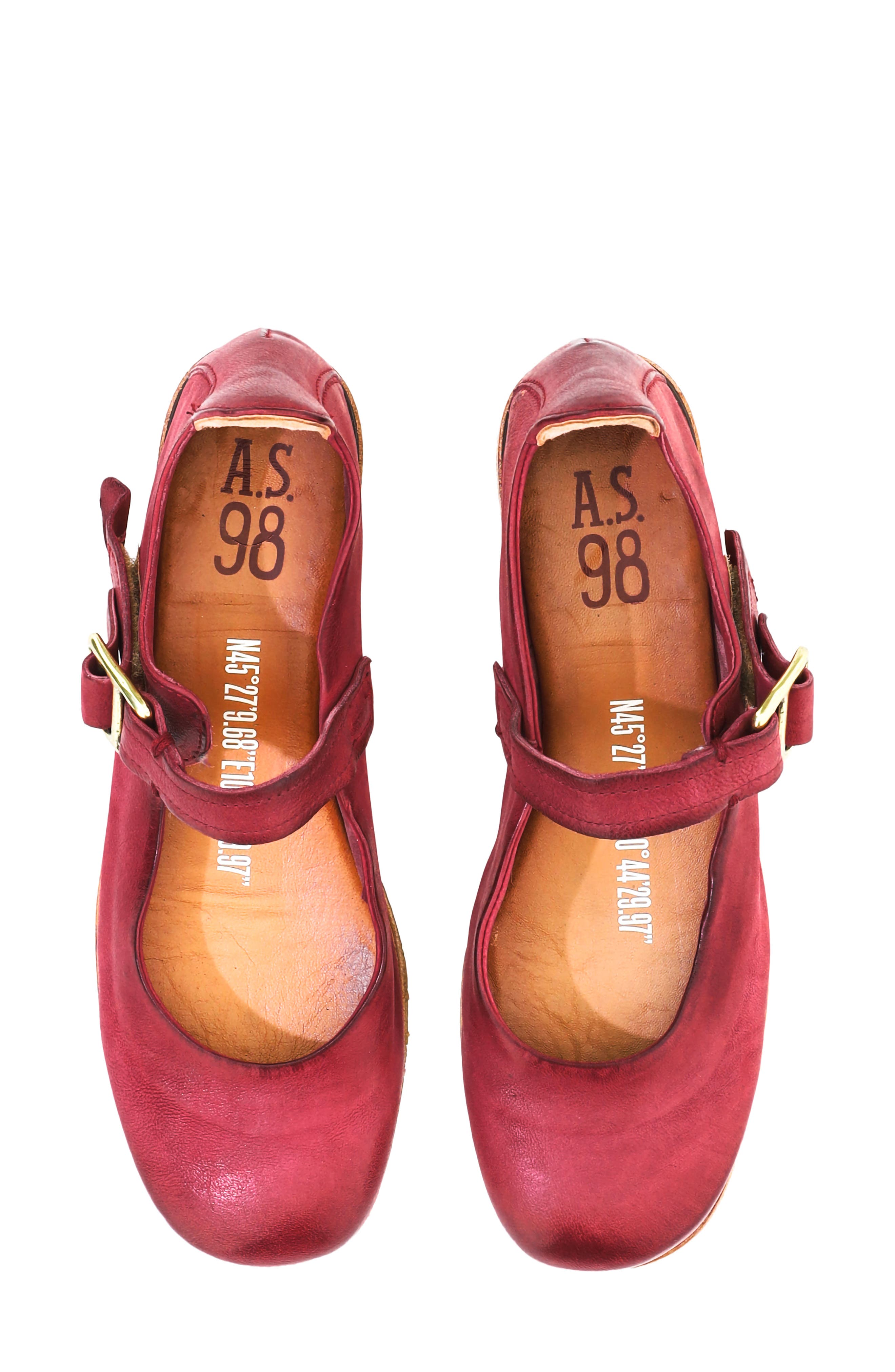 Zaine Mary Jane Flat, Alternate, color, CARDINAL