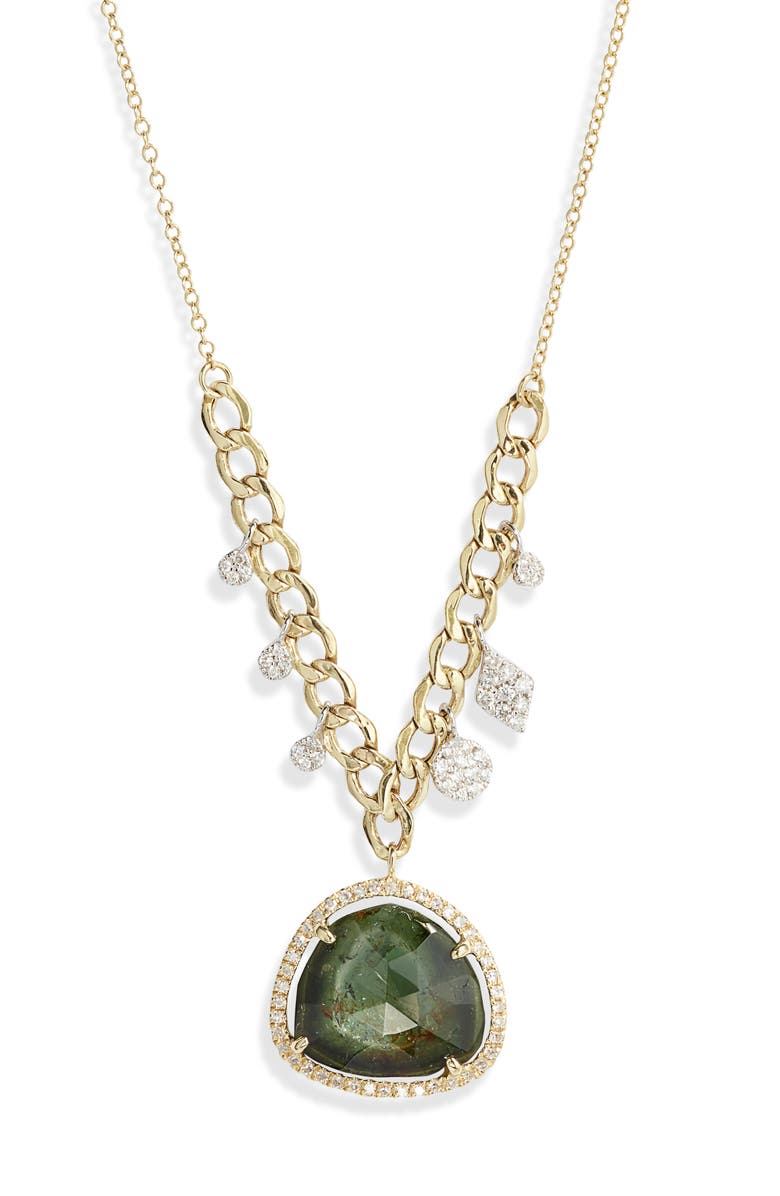 Meira T Opal & Diamond Pendant Necklace, Main, color,