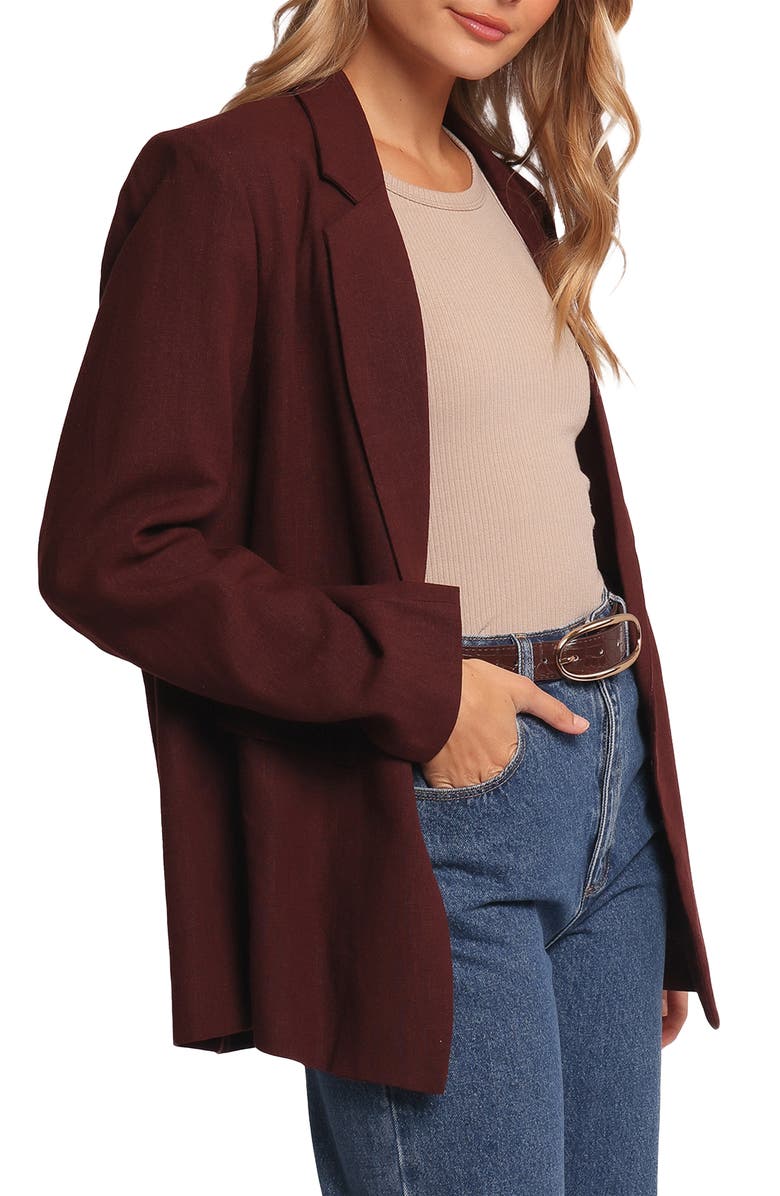 Petal & Pup Rhodes Oversize Blazer, Alternate, color, Espresso