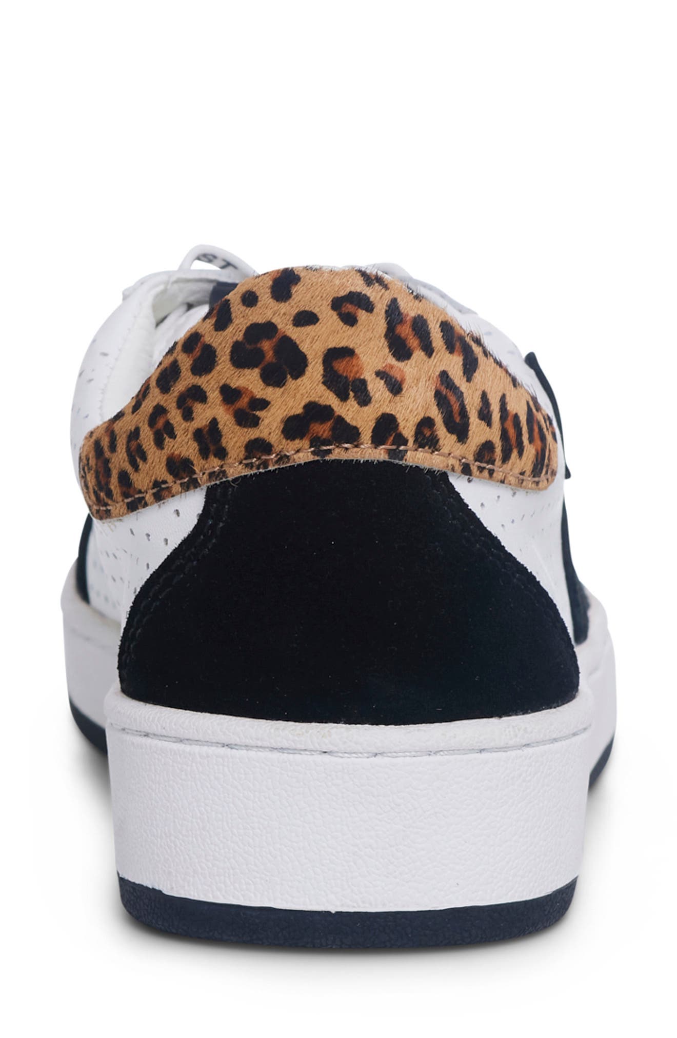Near Low Top Sneaker, Alternate, color, WHITE/BLACK SUEDE