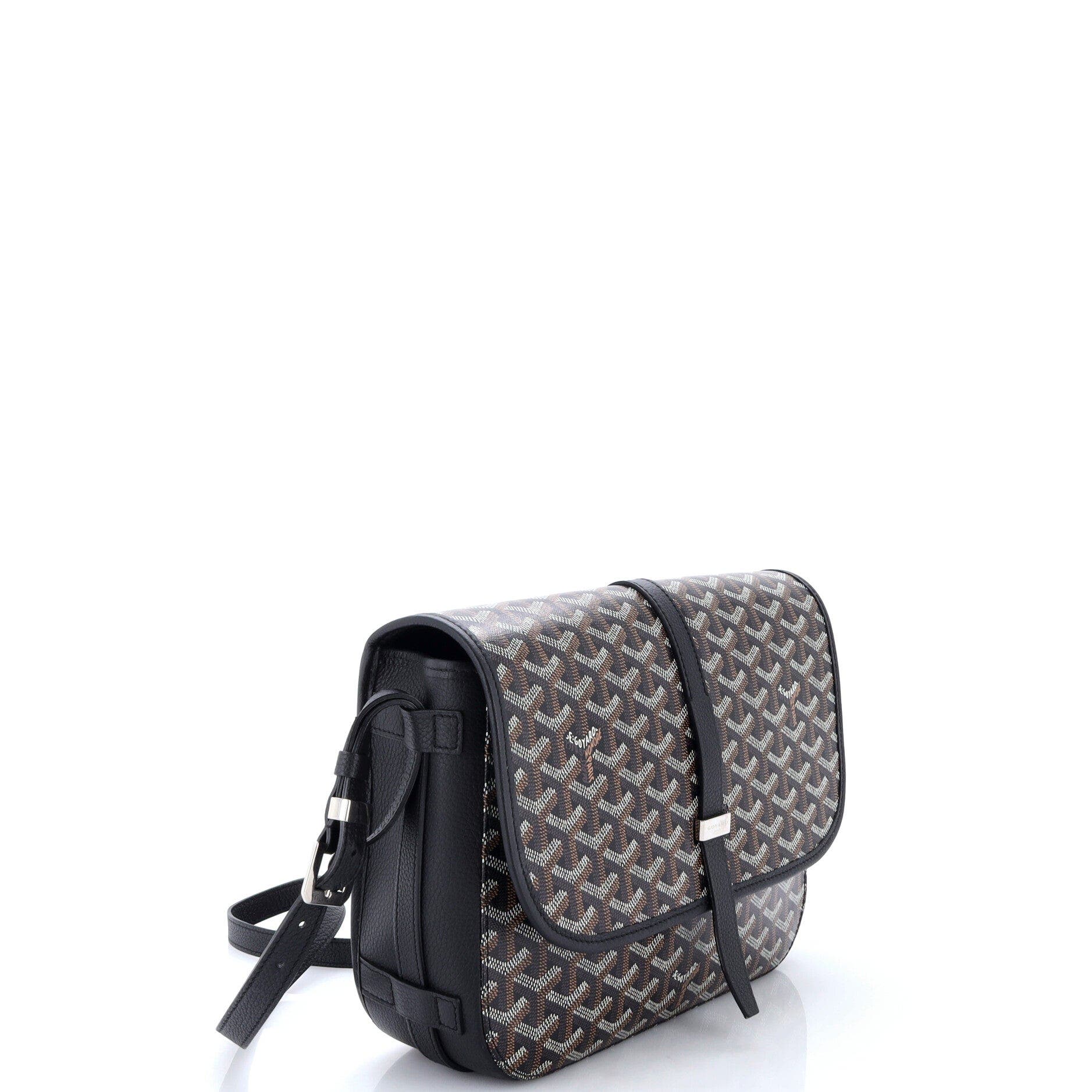 Belvedere II Messenger Bag Coated Canvas MM, Alternate, color, Black