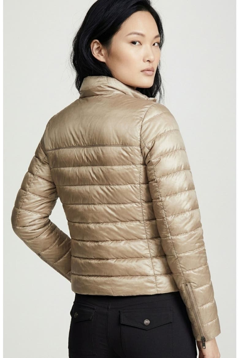Vela Puffer Jacket, Alternate, color, Champagne