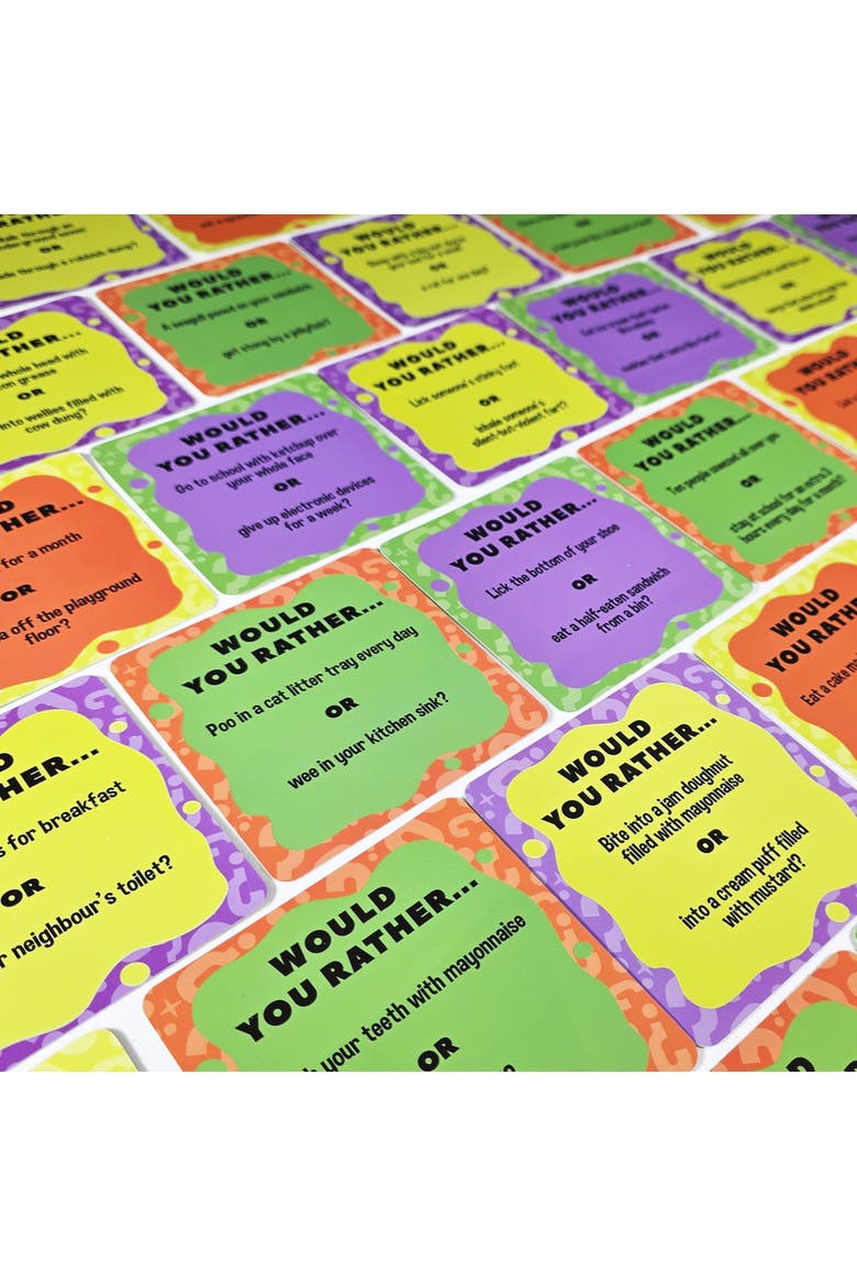 Would You Rather Card Game, Alternate, color, Multicolored
