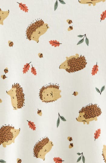 Print Zip Cotton Footie
