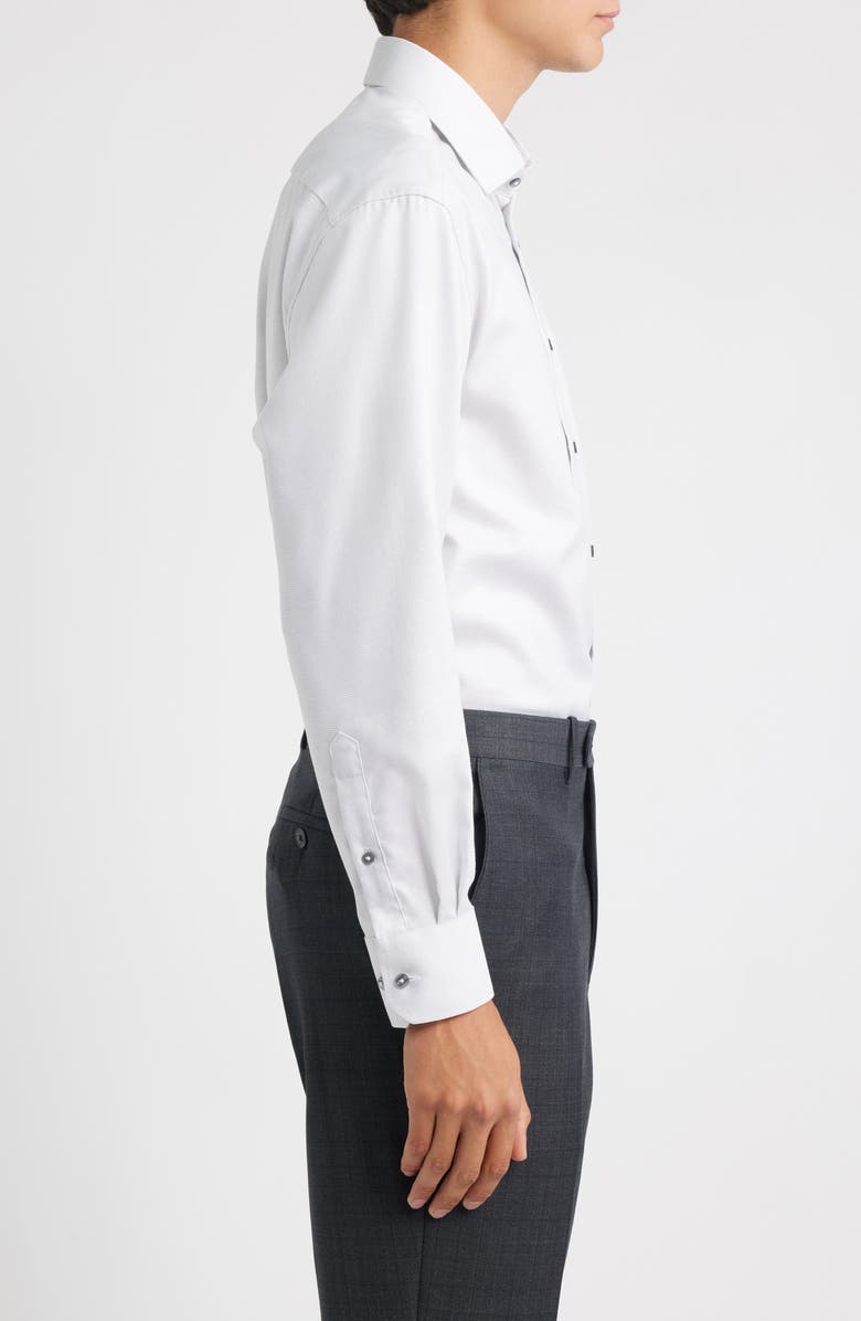 Eterna Modern Fit Structured Twill Dress Shirt, Alternate, color,