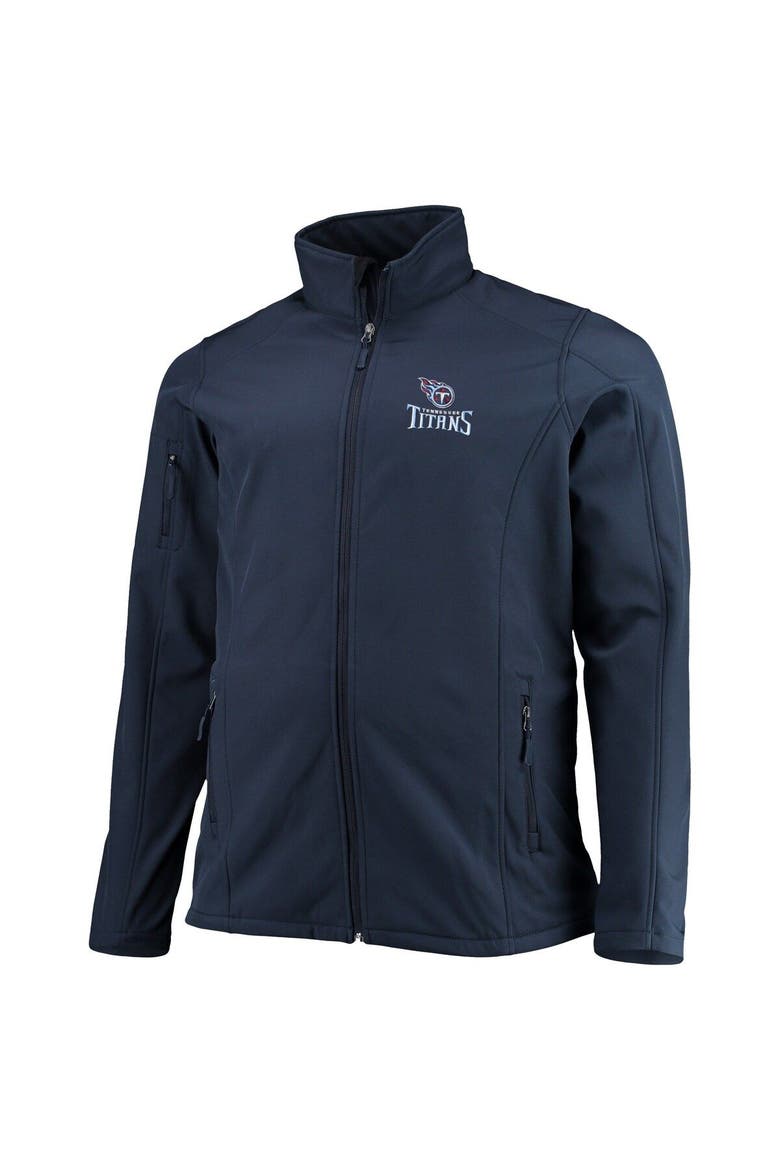 Men's Dunbrooke Navy Tennessee Titans Big & Tall Sonoma Softshell Full-Zip Jacket, Alternate, color, Navy