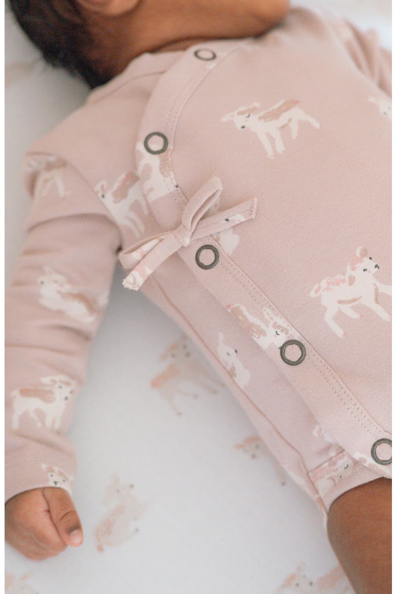 Long Sleeve Bodysuit, Alternate, color, DEAR LAMB