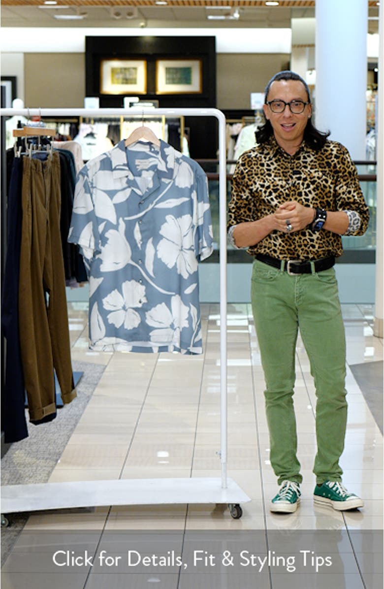 Jackson Floral Lyocell Camp Shirt, sales video thumbnail