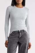 Nordstrom Everyday Stretch Pima Cotton Ribbed T-Shirt