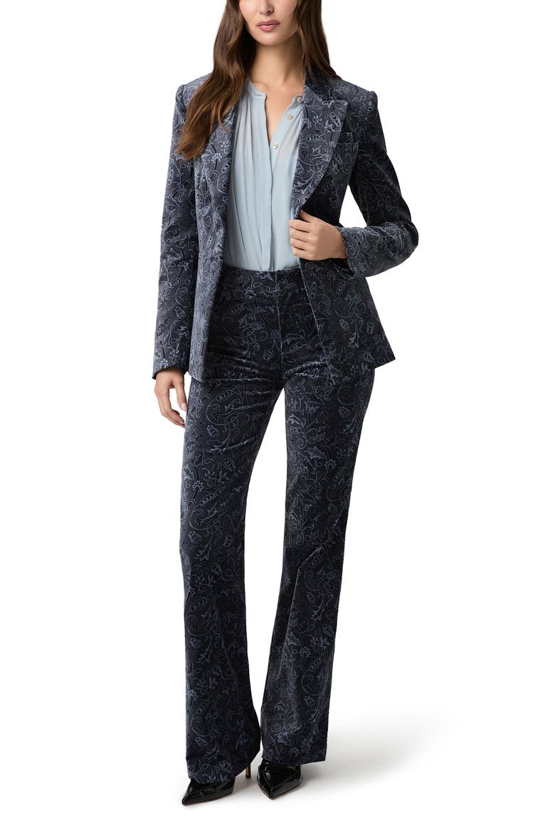 Chelsee Blazer, Alternate, color, NAVY MULTI