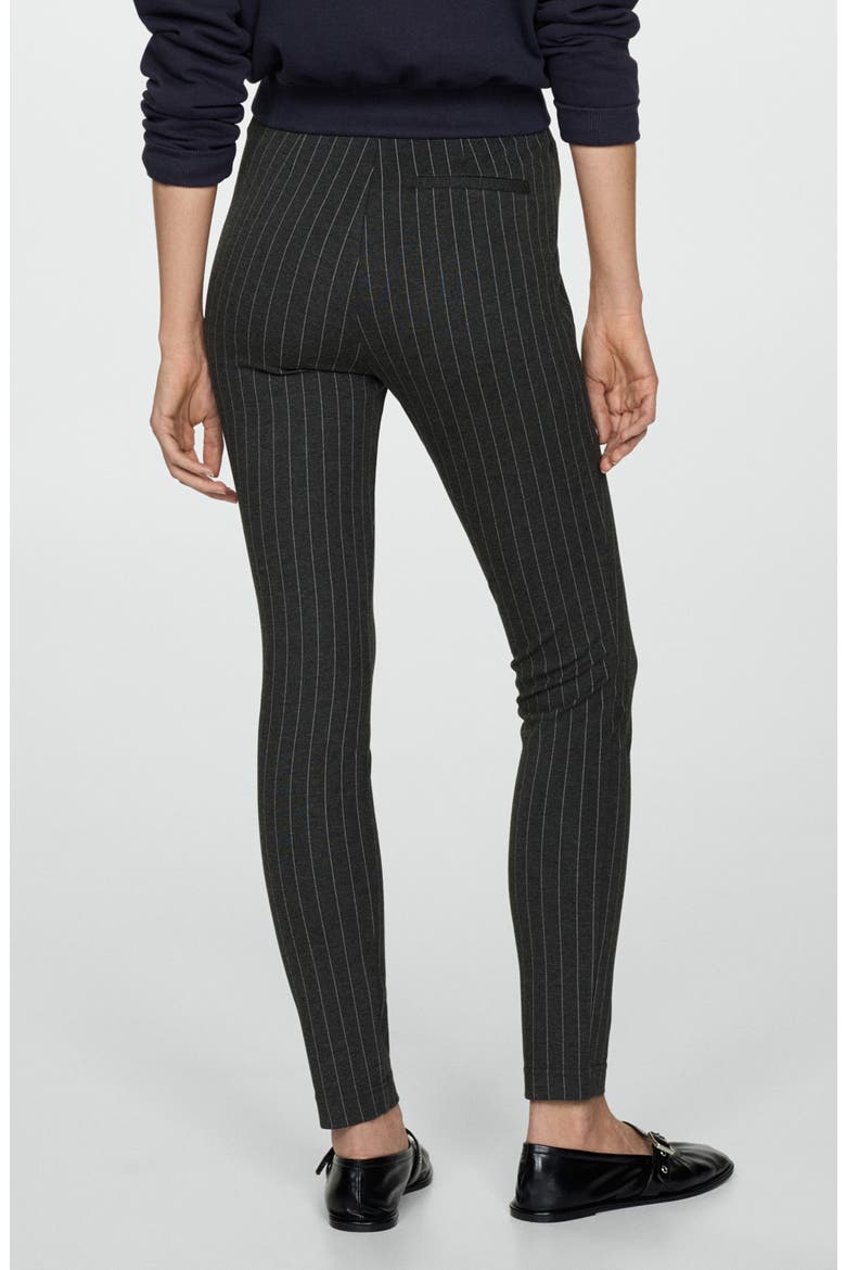 Pinstripe Leggings, Alternate, color, GREY