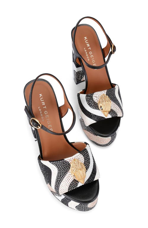 KURT GEIGER KURT GEIGER LONDON KENSINGTON ANKLE STRAP PLATFORM SANDAL