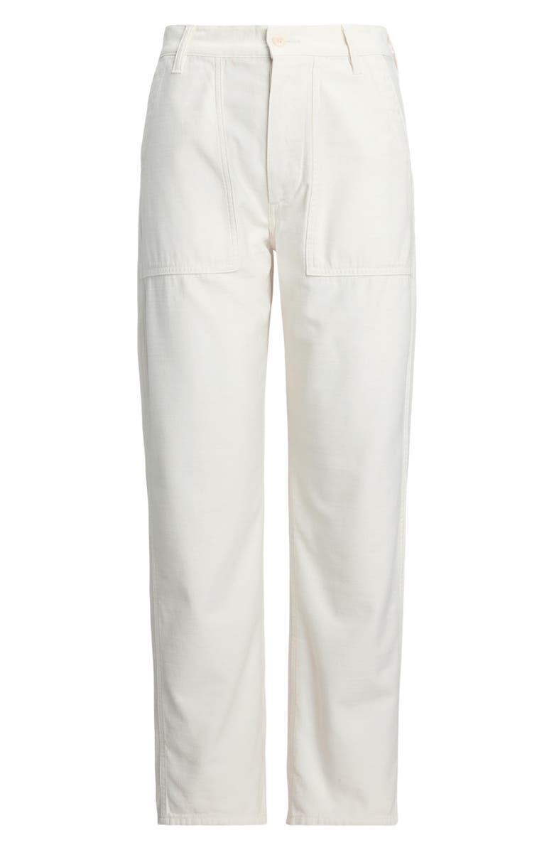 Polo Ralph Lauren Straight Leg Cotton Sateen Pants, Alternate, color, Ecru