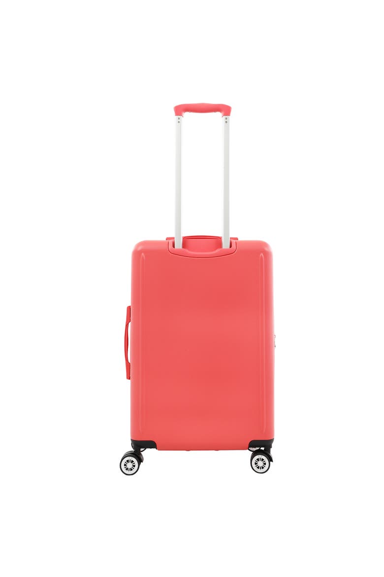 26" Hardside Spinner Luggage with 3D Pineapple, Alternate, color, CORAL