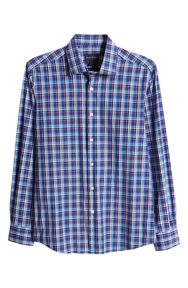 Scott Barber Plaid Button-Up Shirt, Alternate, color, 