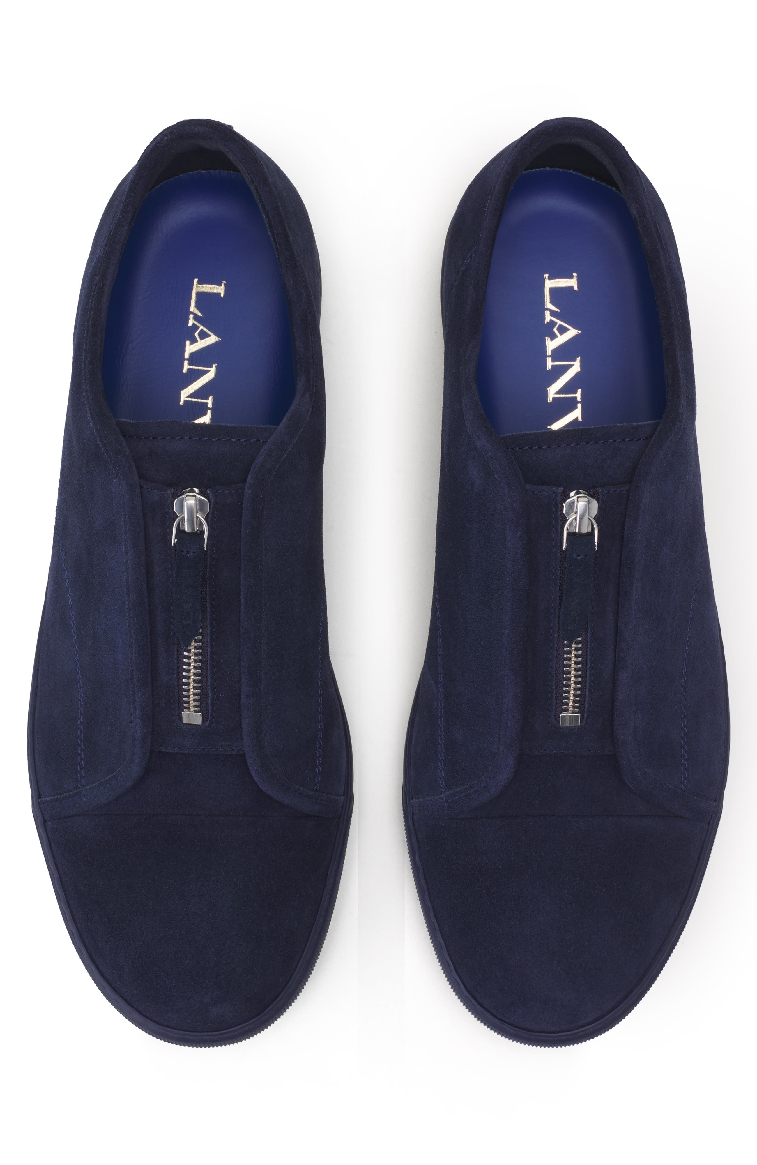 Dbb1 Suede Zip Sneakers, Alternate, color, Blue