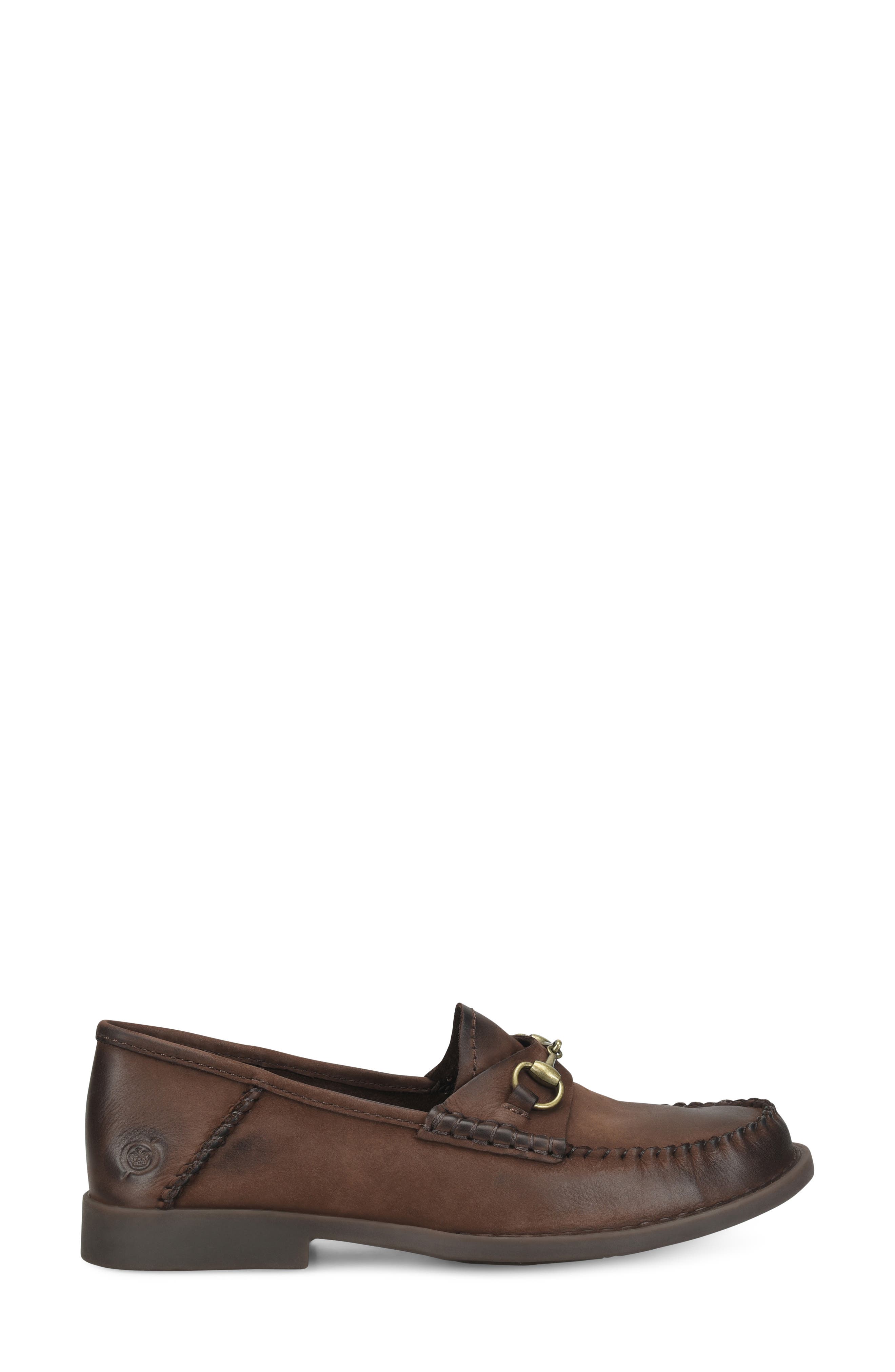 Margo Loafer, Alternate, color, DARK BROWN NUBUCK