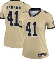 Nike Women's Nike Alvin Kamara Gold New Orleans Saints Gameday Golds Alternate Legend Player Performance Top