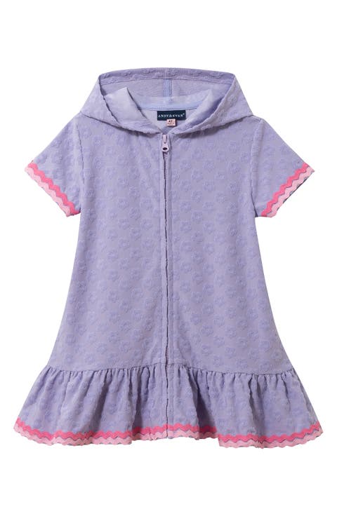 Kids' Tropical Jacquard Terry Cover-Up Dress (Toddler)
