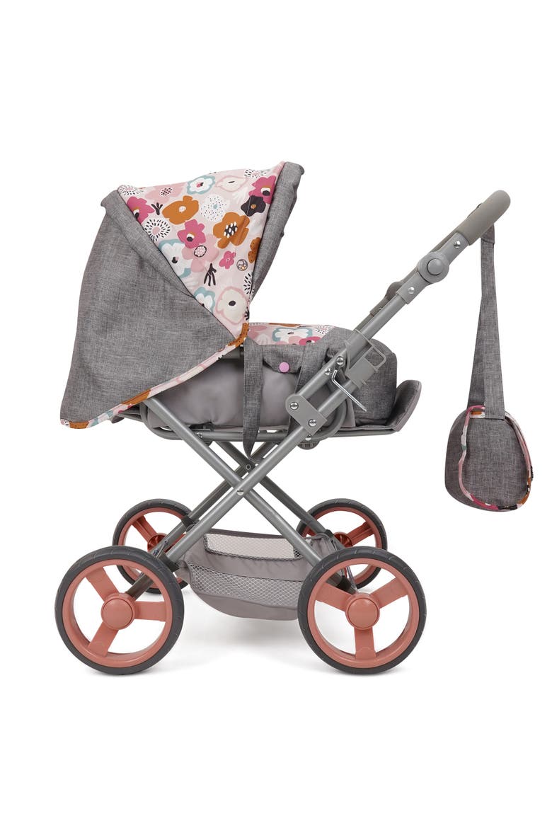 Melange Flora Kelly Deluxe Doll Pram, Alternate, color, Multicolored