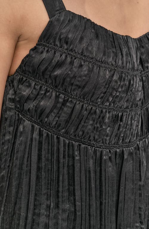Dkny Crushed Pleats Sleeveless Top