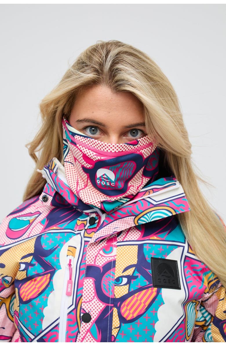 OOSC Neckwarmer - Comic Book Candy, Alternate, color, Comic Book Candy