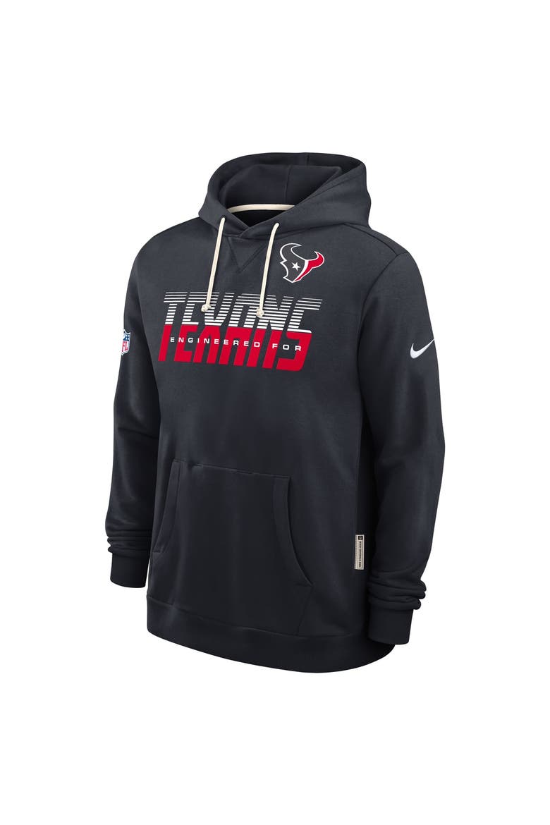 Men's Nike Navy Houston Texans Sideline Standard Issue Top Prospect Dri-FIT Hoodie, Alternate, color, Navy