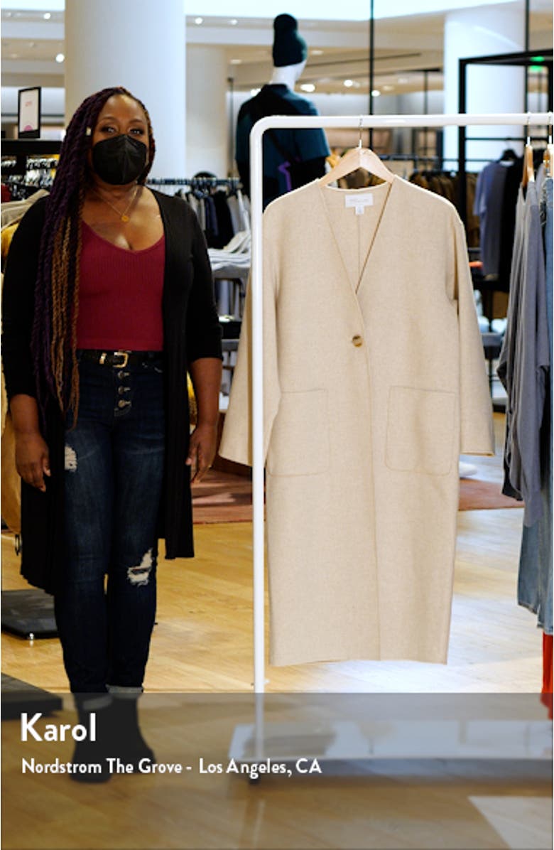 Wool & Cashmere Double Face Coat, sales video thumbnail