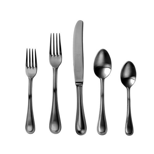 Mepra Perla Flatware Set In Black